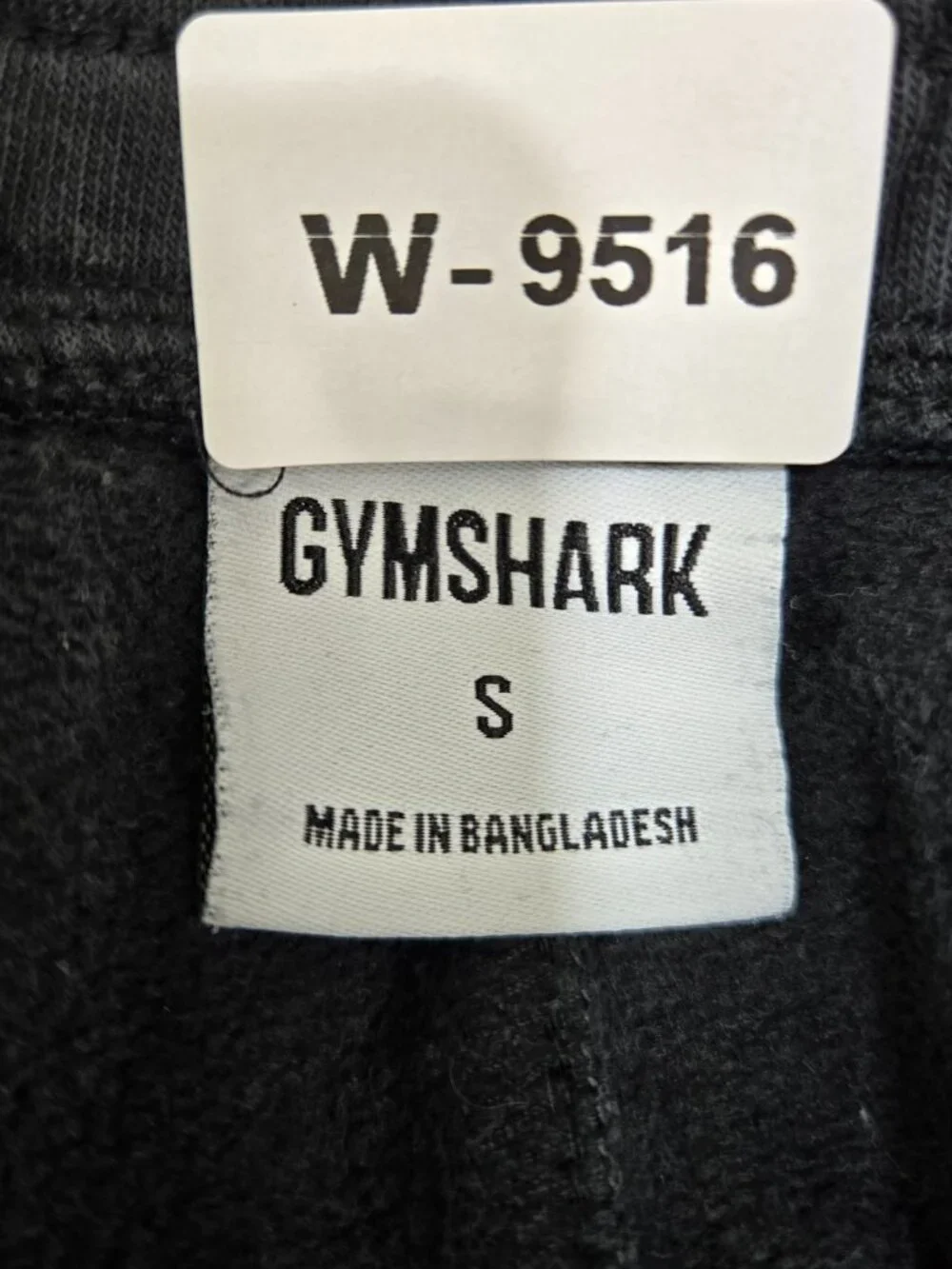 Gymshark Men Activewear Pants Small Black Crest Jogger Slim Fit Logo 25